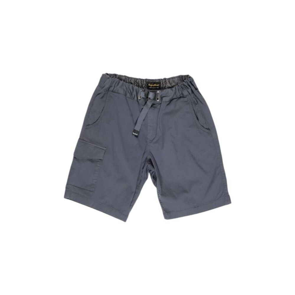 Refrigiwear Blue Cotton Bermuda Men's Shorts